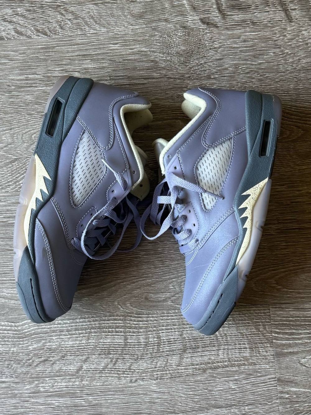 Air Jordan 5 Retro Low 'Indigo Haze' Sneakers Size 8 Mens / 9.5 Womens